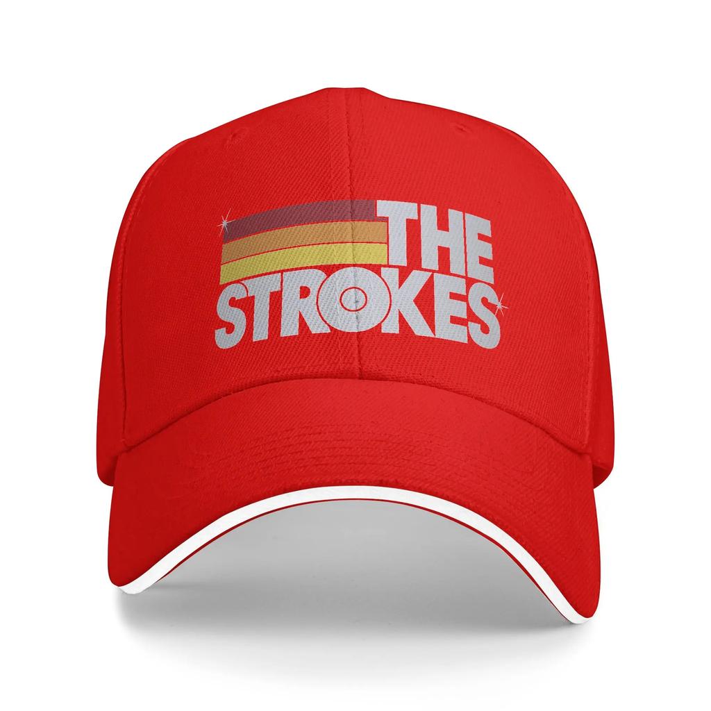 The Strokes Band Casual Baseball Cap Spring Trucker Hat Sun Tennis Skate Snapback Cap Unisex Adult Yk Cool Baseball Caps