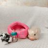 5/6 Inch Silicone Pig Doll Toy Mini Soft Lifelike Silicone Pig Doll Miniature Reborn Silicone Pig With Accessories For Kids Gift