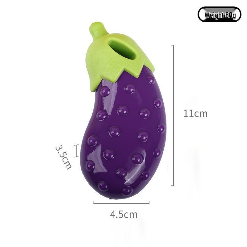 Dog Chew Toy - Squeaky & Durable Milk Peanut Carrot for Self-Entertainment