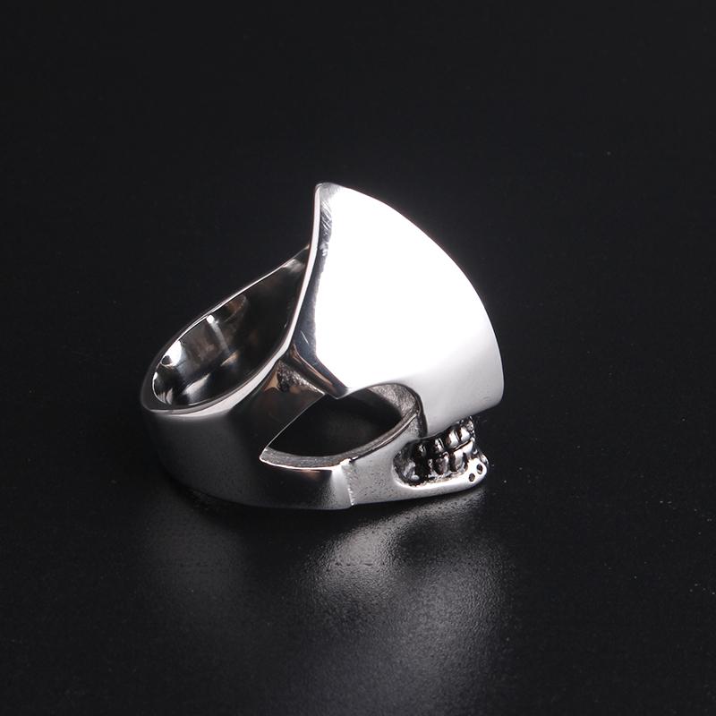 Wedding Rings Silver Color Alien Stainless Steel Wedding Rings for Men Women