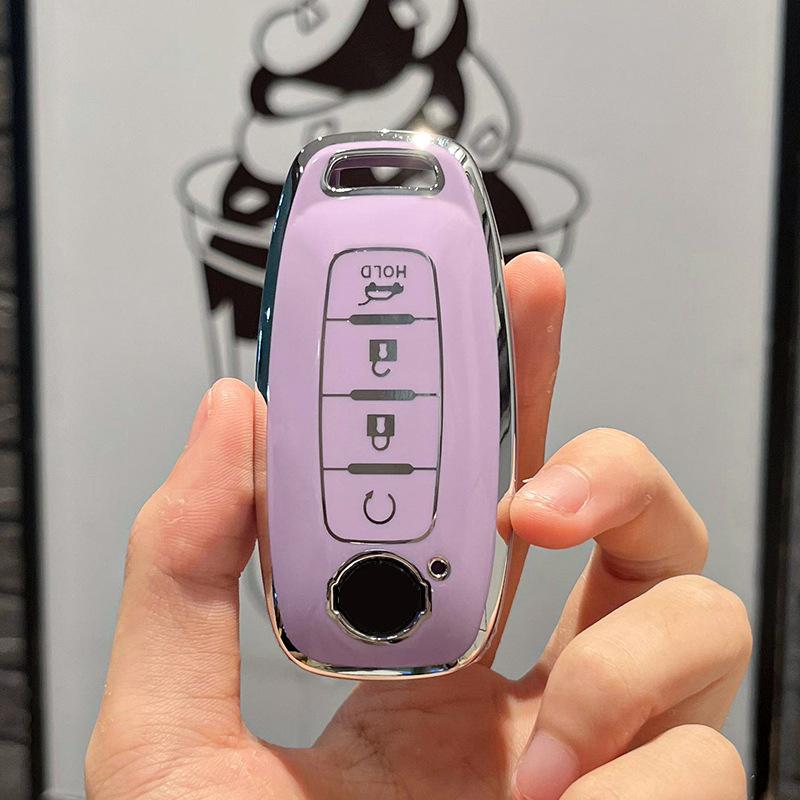 3 4 butoane Tpu cheie de la distanță husă pentru chei de mașină pentru Nissan X-trail T33 Qashqai 2022 J12 Ariya Altima Teana 2022 2023 2023 Juke Accesorii auto