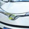For Toyota CHR C-HR XA10 2018     ABS chrome  Car Front Grill Grille Upper Cover Trim Decorative  accessories