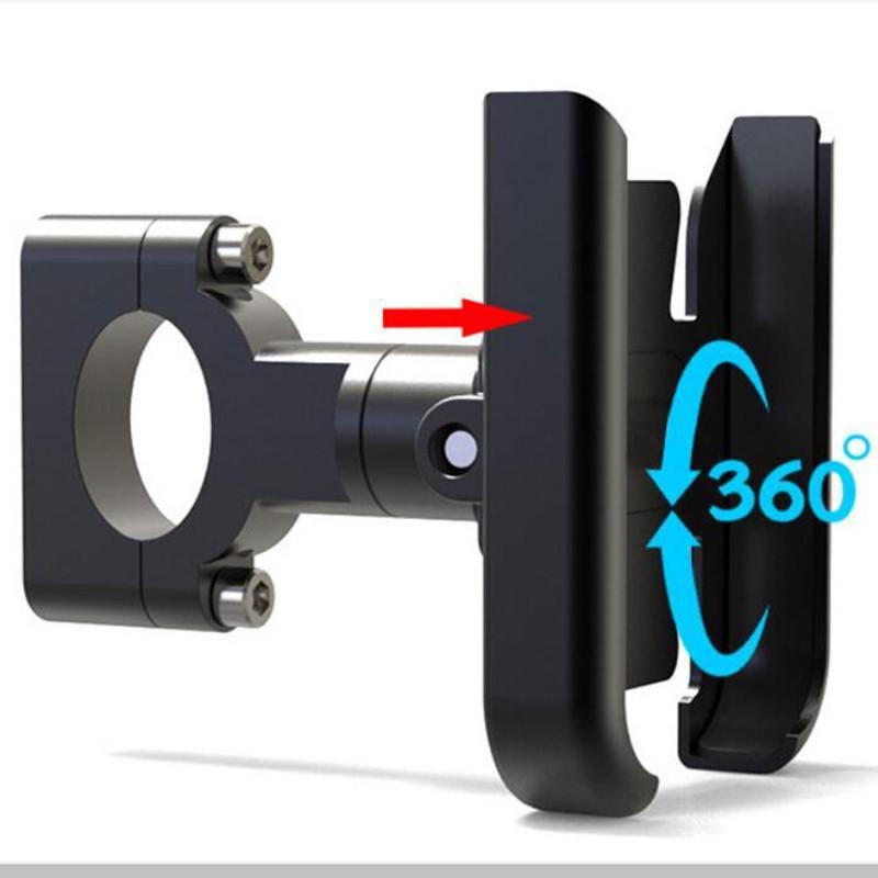Aluminiumlegeringsfäste Mobiltelefonhållare Typ Motorcykel Cykel Stötsäker telefontillbehör