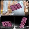 Magnetic Metal Ring Stand Armor Case For Xiaomi Redmi Note 13 Pro Plus 5G Slide Push Window Lens Protection Phone Cover Shell