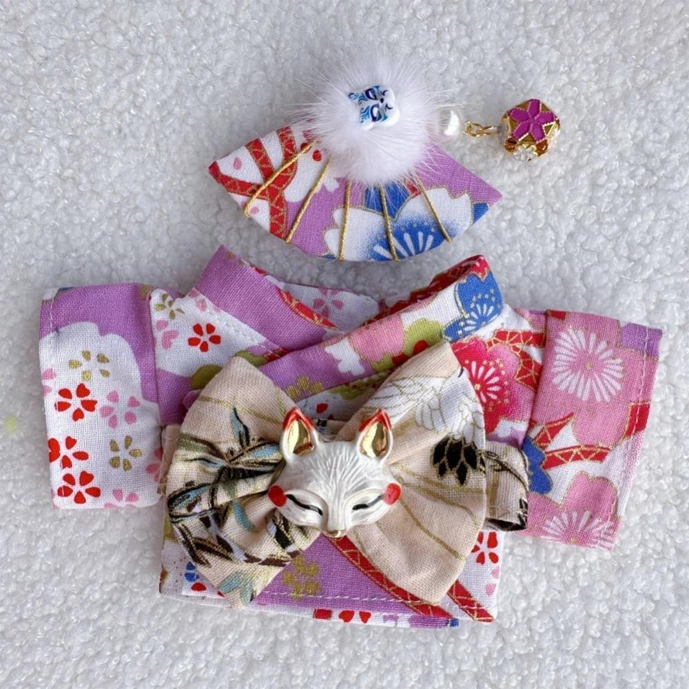 Suspenders Suit For 17cm Labubu Doll Clothes All-match Colour Outfit Doll Accessories Fashion Design Lovely Little Bear Star