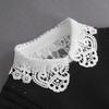 Women Lace Embroidery Lace Detachable Lapel Fake Collar Shirt  False Collar Woman Removable False Blouse Nep Kraagie