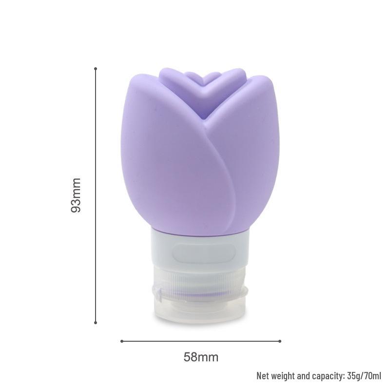 Neue grenzüberschreitende Silikon-Reiseflaschen zum Nachfüllen für Duschgel und Shampoo