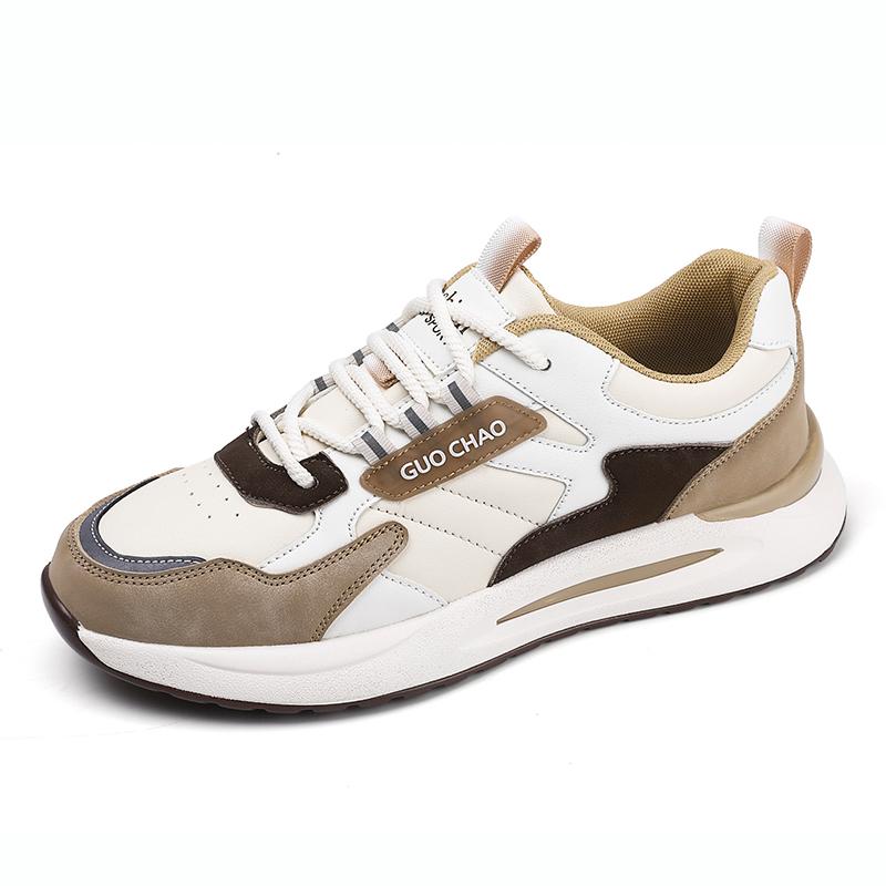 Herren Weiße Streetstyle Sport Laufschuhe Retro Schlichte Skateboardschuhe Große Größe für Studenten