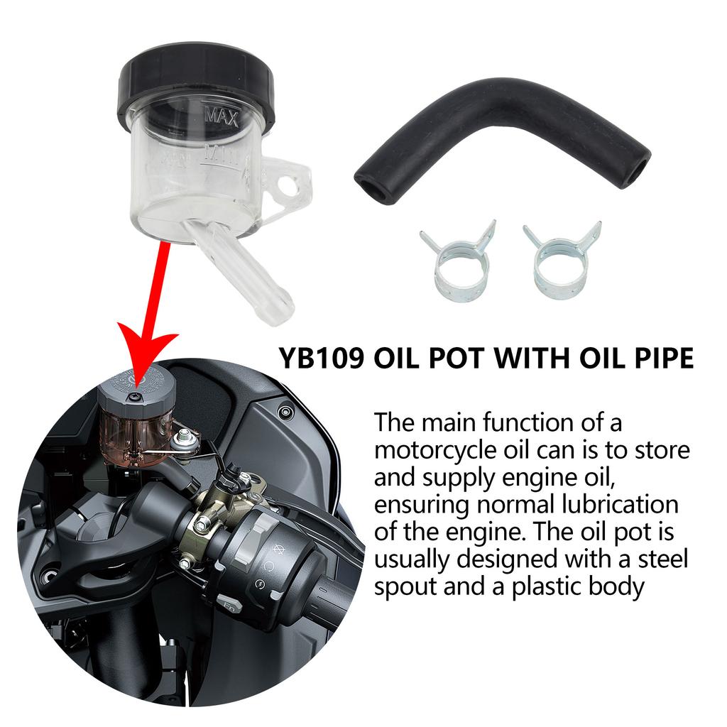 Copo de Óleo do Cilindro Mestre de Freio Traseiro Universal para Motocicleta Dirt Pit Bike Para Honda Suzuki Kawasaki Peças de Reposição de Tuning Enduro