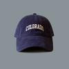 Letter Embroidered Baseball Cap for Women New Wide Brim Big Face Showing Small Big Head Circumference Men's Hat Versatile
