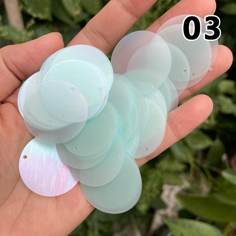 30Χιλ. Πολύχρωμα Καραμέλα Μεγάλες Πούλιες με Τρύπα Pet Στρογγυλές Πούλιες Ραφής Χειροτεχνίας Διακόσμηση Νυφικού Αξεσουάρ DIY Χαλαρές Πούλιες