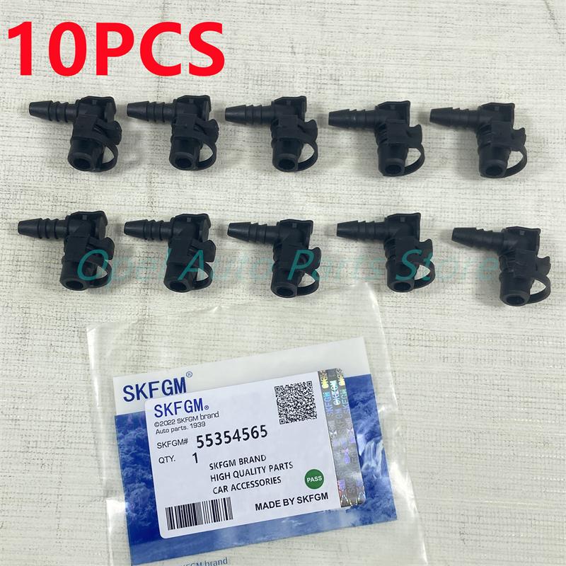 10PCS Throttle Valve Thermostat Body Heater Pipe Hose Connector 55354565 For Chevrolet Cruze Epica Sonic Opel Astra