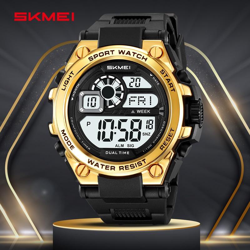 Electronic watch Sports multi-function student alarm clock Electronic watch Men's casual waterproof watch