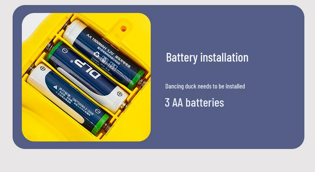 Dancing Cute Duck Electronic Music Light-Up Toy - Same Style As Douyin