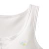Gunze Tank Moisturizing Size 140 Girls' Top, Finish, 100% Cotton, White,