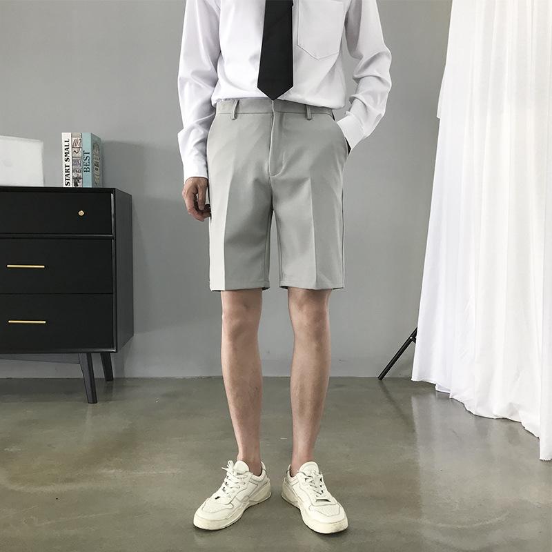 FGHJ New Summer Men's Shorts Loose Straight Casual Business
