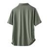 Seamless Ice Silk POLO Shirt, Quick-drying, Thin, Breathable And Sweat-wicking T-shirt, Loose Elastic Sports Casual T-shirt