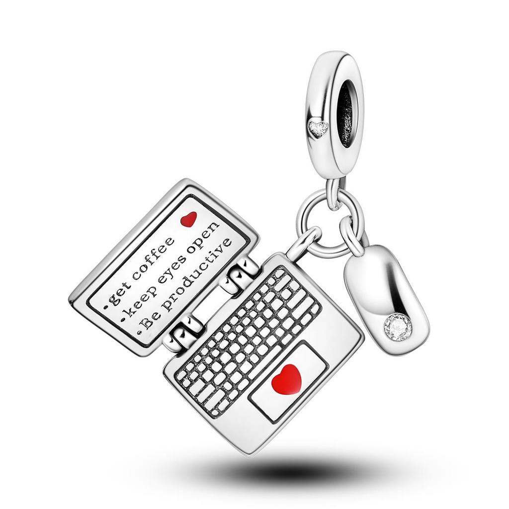 Copper Plated Dangle Charms Beads Fit Original Bracelet Diy Fashion Jewelry Making