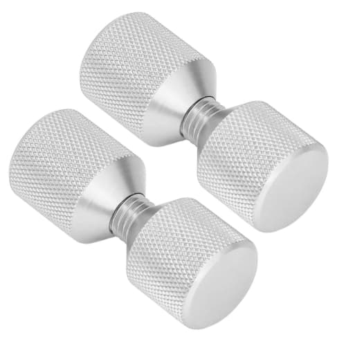 Two M12 Threaded Flange Alignment Pins, 6061 Aluminum, Fits 0.5 to 14 Inch Flanges, 150 lbs Pressure, for Automotive, Marine, and Large Machinery Appl