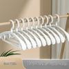 Thickened Wide Shoulder Non-Slip Plastic Hanger: No Bumps, Ideal for Coats and Clothes