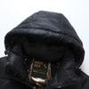 Mens Short Down Jacket Black Gold Style Loose Trendy Casual Couple Winter Outerwear