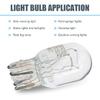 10 PCS Car T20 1891/7443 Brake Bulb, Waterproof Lamp Housing Double Filament Bulb, Miniature Light Reverse, Parking, Tail Light, Plug And Play,
