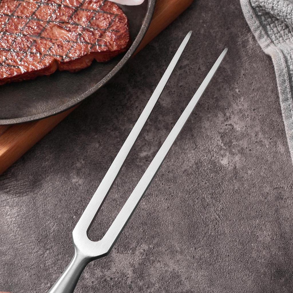 Stainless Steel Barbecue & Carving Fork for Meat and Steak