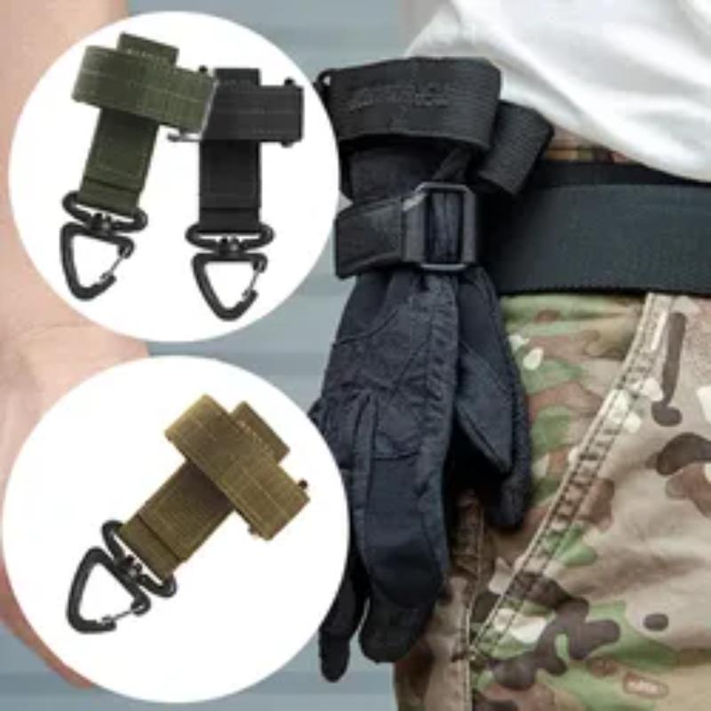 Multi-purpose Nylon Gloves Hook Work Gloves Safety Clip Outdoor Tactical Climbing Rope Camping Hanging Buck Outdoor