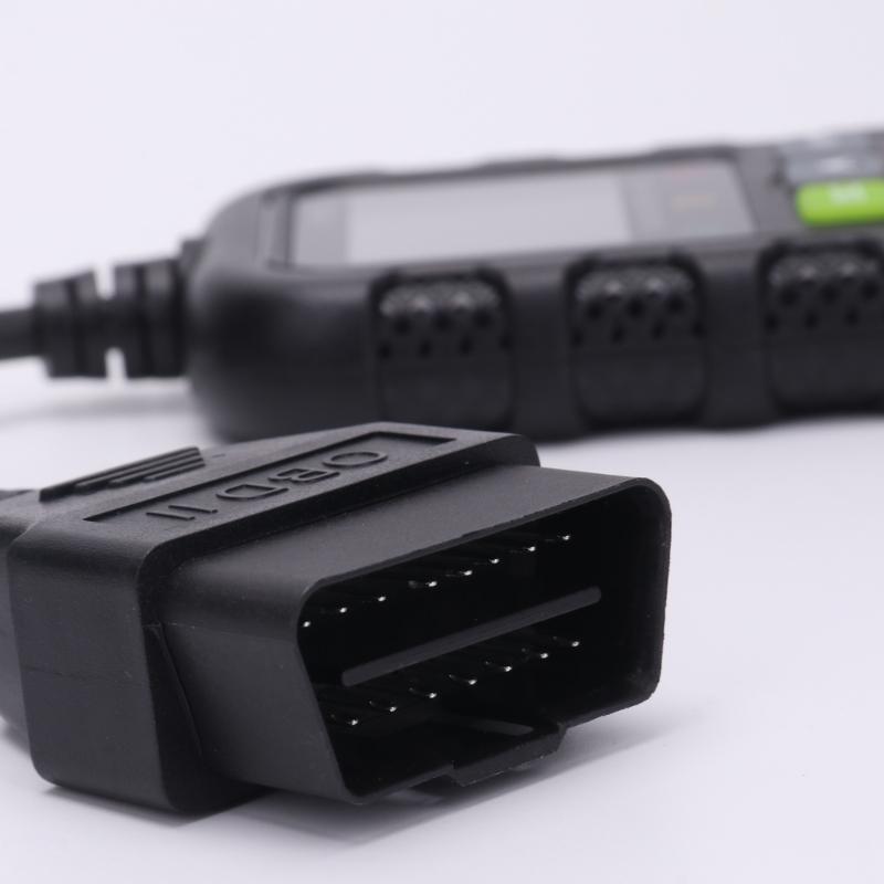 Engine Fault Code Reader, Automotive Fault Diagnostic Tool with Handheld Controls and Color Screen, Reads and Erases Stored Engine Trouble Codes