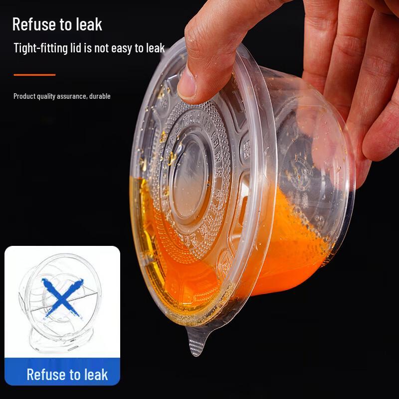 Yu Duo Disposable 850ml Round Food Container Bowls