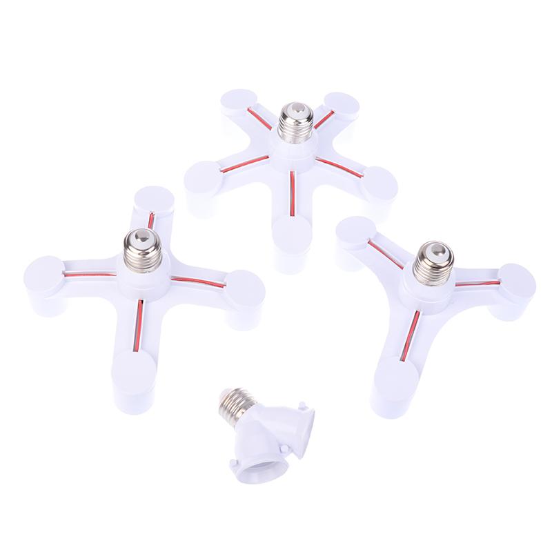 E27 Zu E27 LED Glühbirne Lampenfassung 2 1N 1/3 In 1/4 In 1/ 5 In 1 E27 Sockel Verteiler LED Lampenfassung Glühbirnenadapter Halter