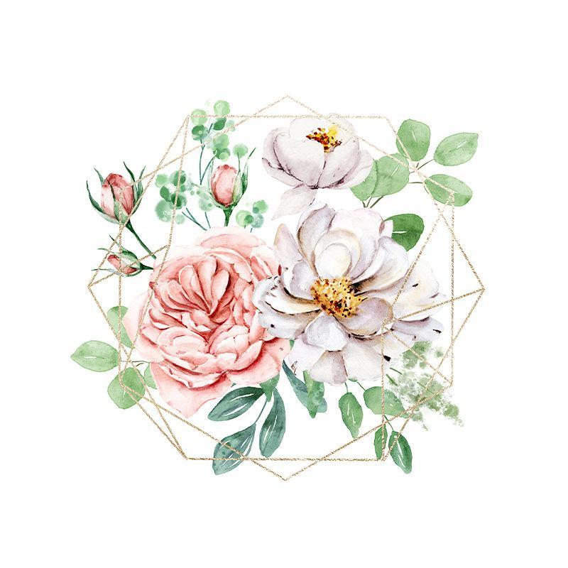 Toilet Sticker Waterproof Floral Butterfly Self Adhesive Removable No Trace for Home Bathroom Renovate