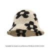 Spring Fisherman Hat for Woman Weaving Bucket Hat Crochet Flower Wide Brims Hat