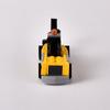 Road Rescue Vehicle Building Block Trailer Car Model Assembly Toy Compatible Small Particle Set