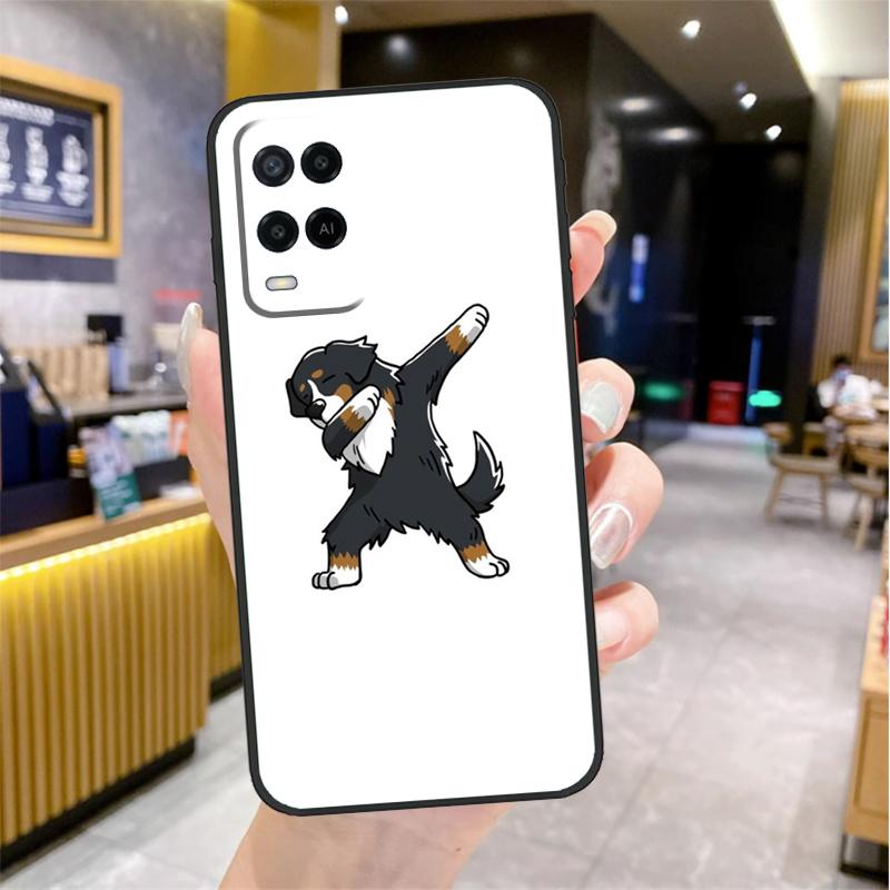 Bernese Mountain Dog Case For Oppo A98 A18 A38 A58 A78 A60 A80 A40 A96 A76 A16 A94 A74 A54 A15 A17 A57 A77 A5 Pro