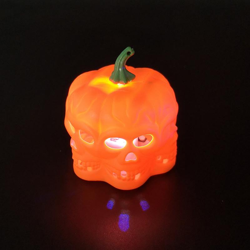 Halloween Skull & Tombstone Lamp: Horror Decoration Prop