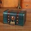 Vintage Storage Box Vintage Wooden Storage Box Antique Style Jewelry Organizer Jewerly Box Trinket Box Decorative Box