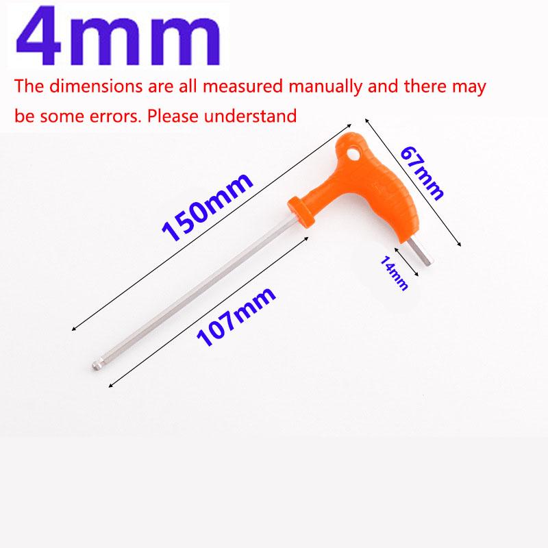Hexagonal Allen wrench screws with T handle screwdriver wrench master wrench, 2.5-14mm hexagonal wrench wrenches with T handle