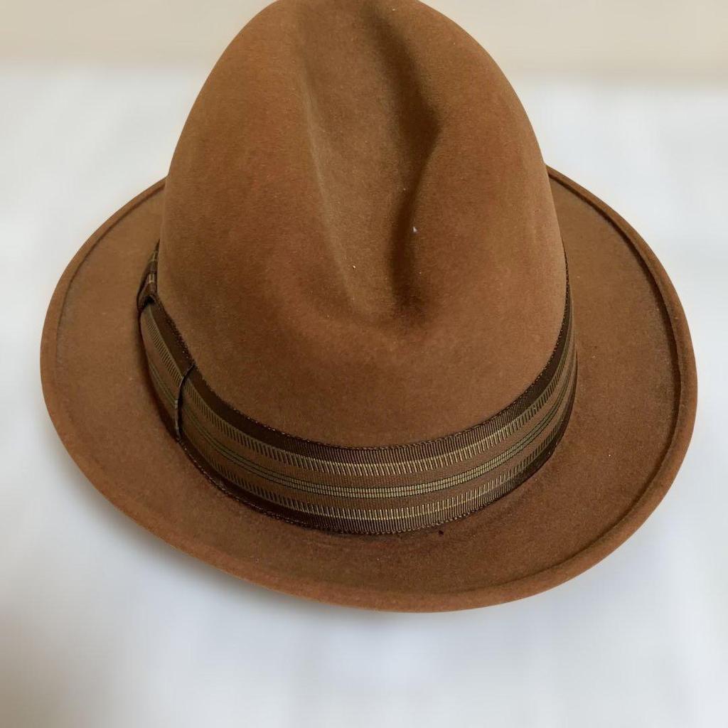 Used Stetson 3X Beaver Felt Hat Brown