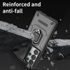 Rugged Armor Magnetic Bracket Case For Samsung Galaxy S26 Ultra S 26 Plus 5G GalaxyS26 Slide Camera Protection Shockproof Cover