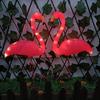 Large LED Solar Flamingo Lawn Light - Outdoor Decorative Animal Courtyard Accent