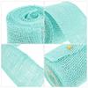 Black Jute Burlap Ribbon Roll 2M Length 6Cm Width Natural Texture for Christmas Wedding Wreath Craft Decoration Burlap Ribbon