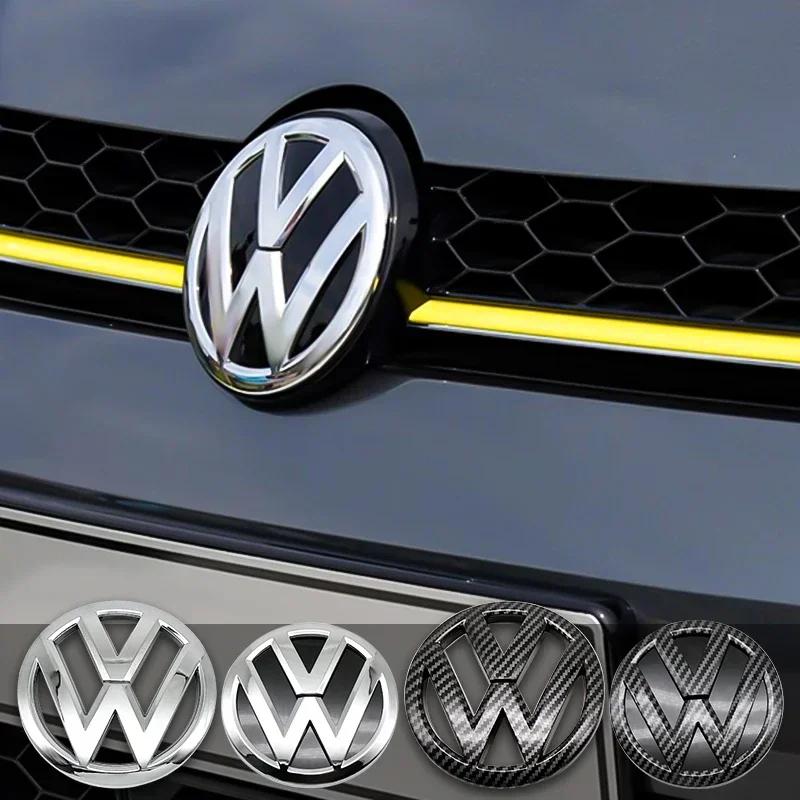 ·Car Logo Front Grille Rear Trunk Decoration Sticker Accessories For Volkswagen GTI Passat Magotan Golf Polo 6 7 VW Tiguan Zw0