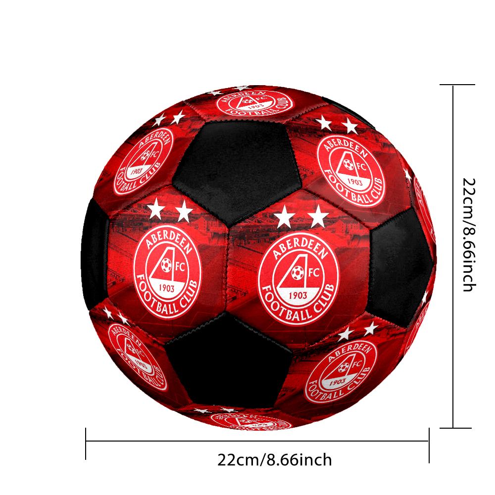 Sunderland Indoor Soccer Ball Colorful Machine Stitched PVC Size 5 Team Training Competition Ready Durable High-Bounce Cool Sports Gift