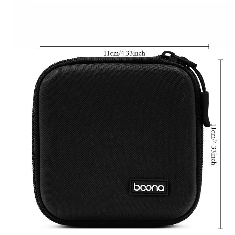 

1pc Multifunctional Electronics Organizer Bag - Portable Cable Storage Pouch for Earphone, Charger, U Disk, Travel Gadget Case чёрный