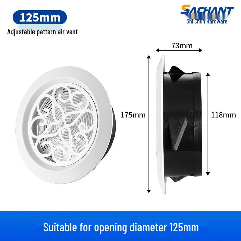 Adjustable ABS Round Vent for Central Air Conditioning