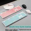Silent Wired Chocolate Punk Keyboard - USB for Home, Office, Gaming, and Typing