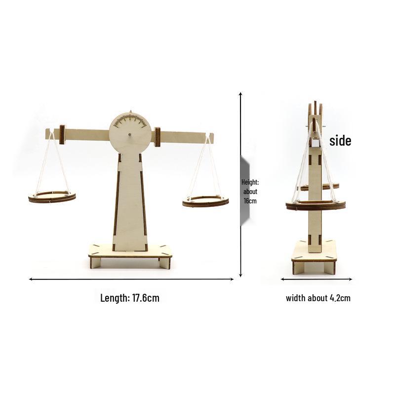 Tech DIY Mini Lever Scale Kit for STEM Education - Ideal for Toddlers and Primary Students
