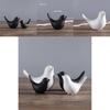 Modern Minimalist Ceramic Bird Decor With Abstract Design For Home And Gift Use