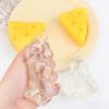 Squishy Käsewürfel Knetspielzeug Drückbar Weicher Transparenter Gelee-Knetball Fidget Toy Für Erwachsene Asmr Sensorisches Anti-Stress Geschenk